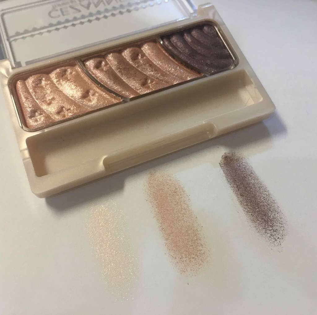 トーンアップアイシャドウ/CEZANNE/アイシャドウパレットを使ったクチコミ(2枚目)