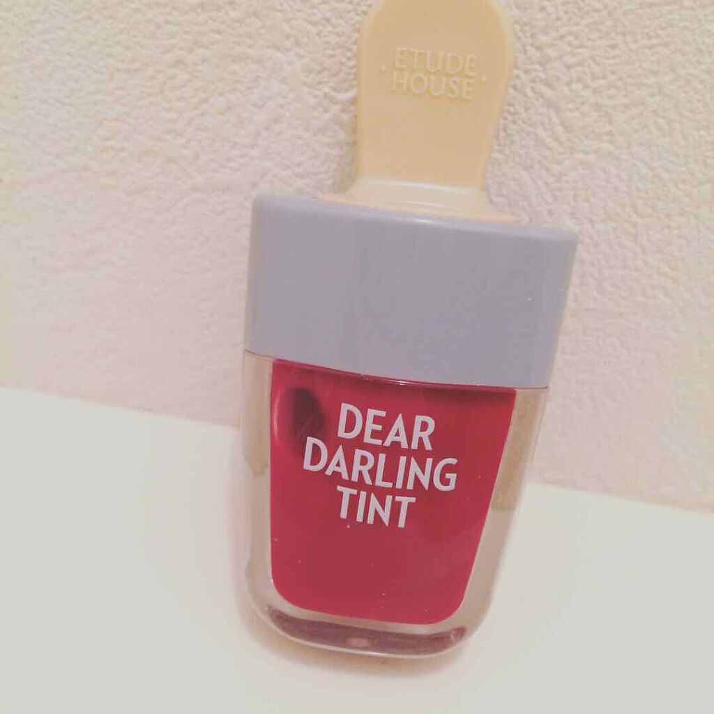 ディアダーリン ウォータージェルティント (アイスティント)/ETUDE/口紅を使ったクチコミ(2枚目)