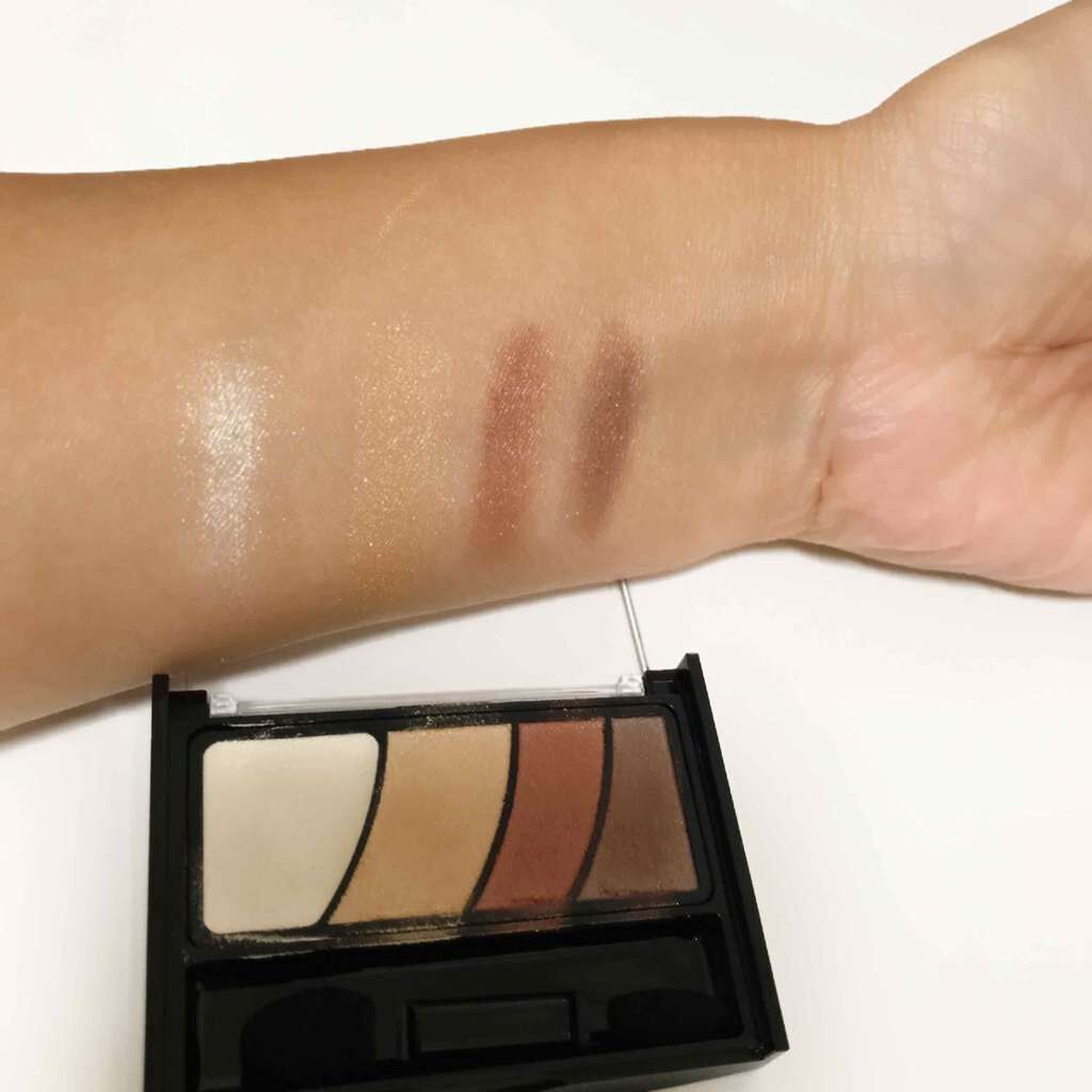 グラデーション アイ カラー(チップ付)/ちふれ/アイシャドウパレットを使ったクチコミ(2枚目)