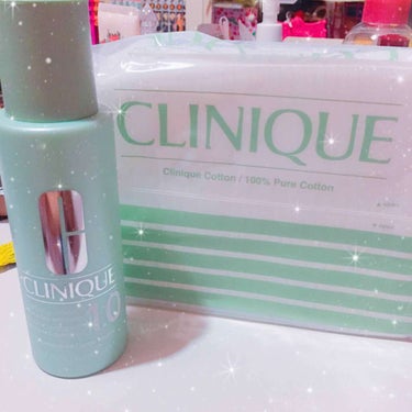 CLINIQUE クリニーク コットン Nのクチコミ「クリニーク クラリファイングローション1.0とコットンを購入しました。

クリニークの拭き取り.....」（1枚目）