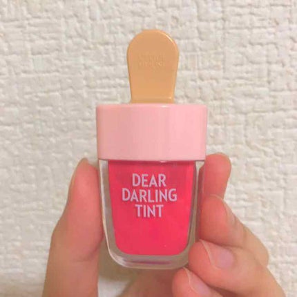 ディアダーリン ウォータージェルティント (アイスティント)/ETUDE/口紅を使ったクチコミ(2枚目)