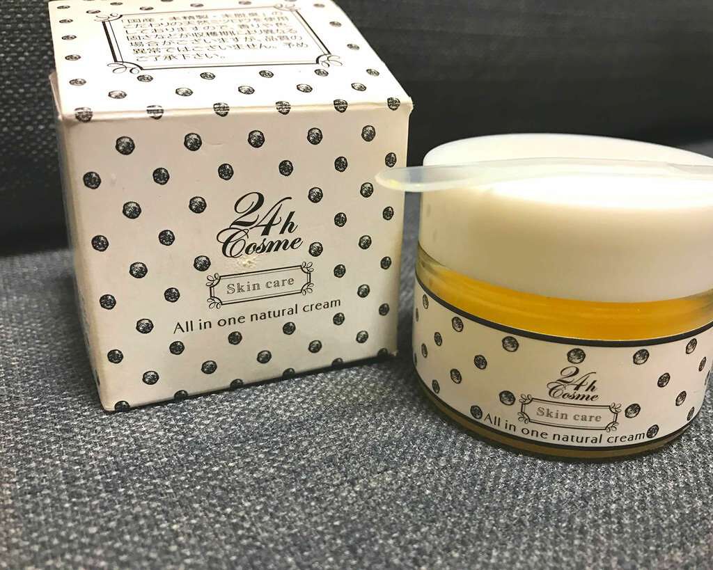 24h オールインワン ナチュラルクリーム/24h cosme/オールインワン化粧品を使ったクチコミ（1枚目）