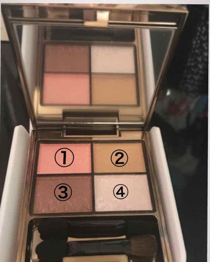 シアーコントラストアイズ/LUNASOL/アイシャドウパレットを使ったクチコミ(3枚目)