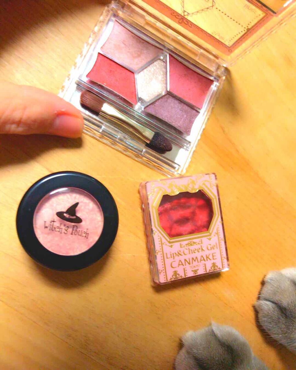 リップ＆チーク ジェル/キャンメイク/ジェル・クリームチークを使ったクチコミ（2枚目）