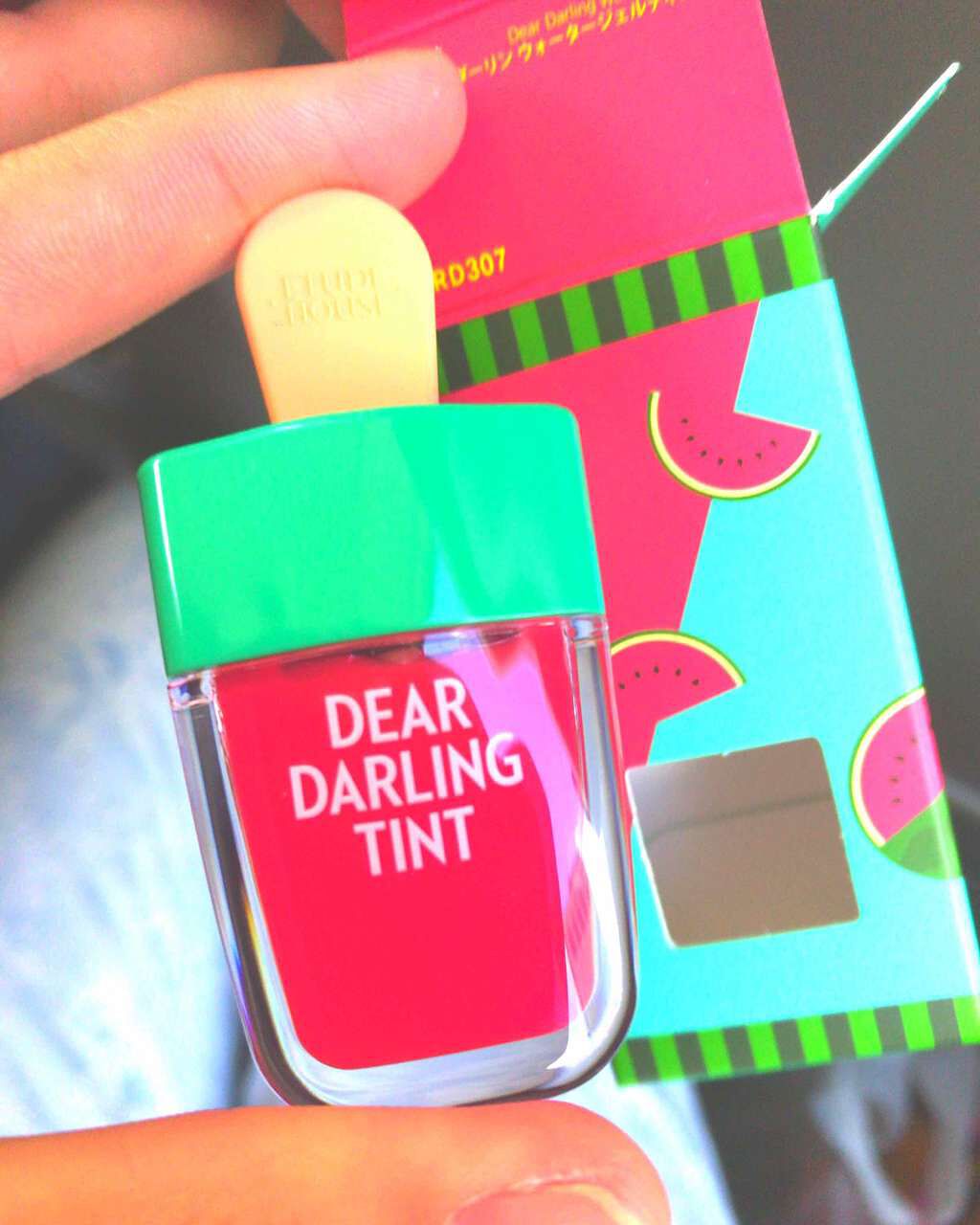 ディアダーリン ウォータージェルティント (アイスティント)/ETUDE/口紅を使ったクチコミ(1枚目)