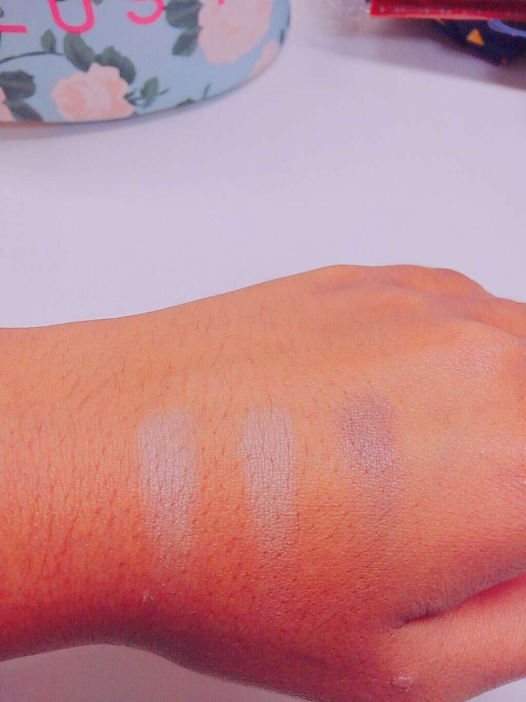 エクスクィシテ アイブローパレット/DAISO/パウダーアイブロウを使ったクチコミ(3枚目)