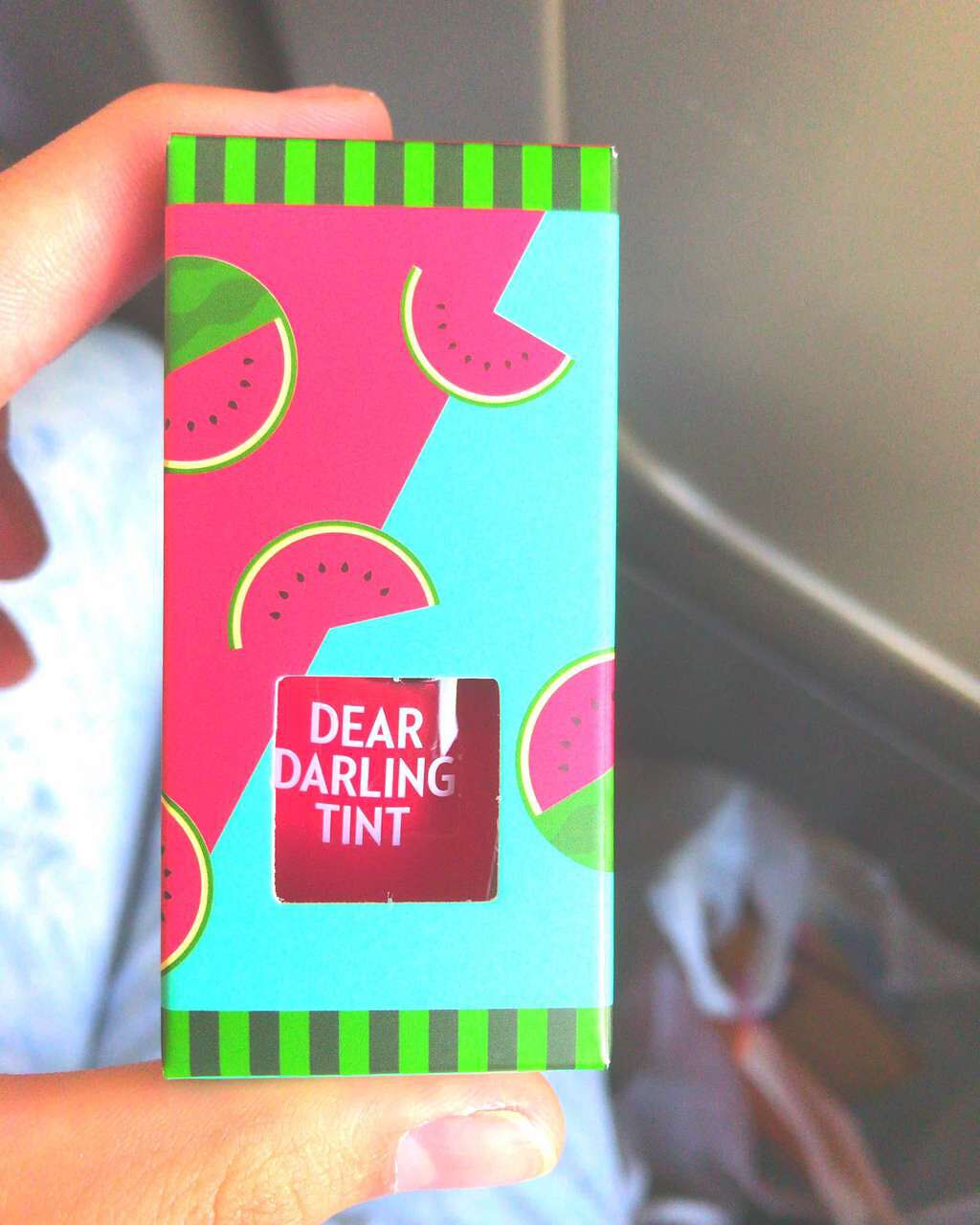 ディアダーリン ウォータージェルティント （アイスティント）/ETUDE/口紅を使ったクチコミ（2枚目）