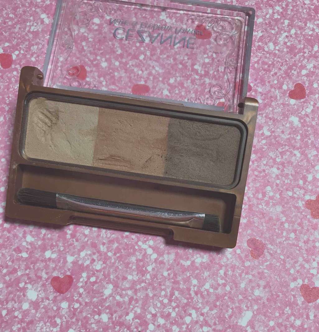 ノーズ&アイブロウパウダー/CEZANNE/パウダーアイブロウを使ったクチコミ(2枚目)