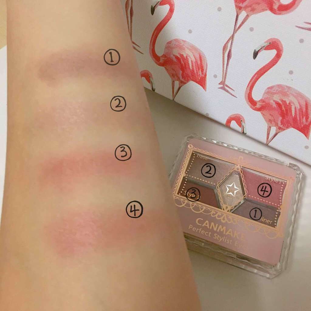 【旧品】パーフェクトスタイリストアイズ/キャンメイク/アイシャドウパレットを使ったクチコミ(2枚目)