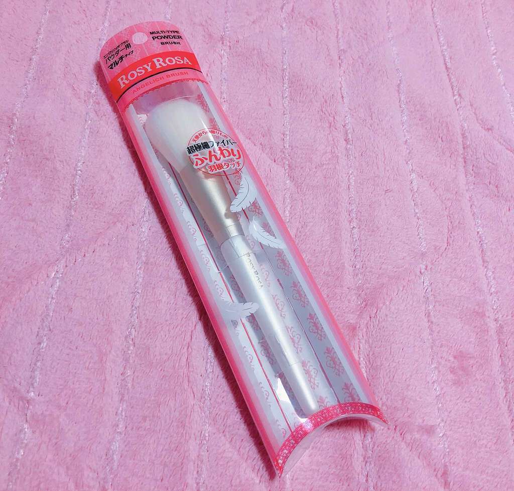 エンジェリッチブラシ パウダー用 L/ロージーローザ/メイクブラシを使ったクチコミ(1枚目)