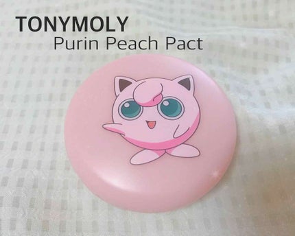 TONYMOLY ポケモン プリン ピーチ パクトのクチコミ「🖇TONYMOLY プリン ピーチ パクト ♡♡
     ✓ 02 Cotton Beig.....」(1枚目)