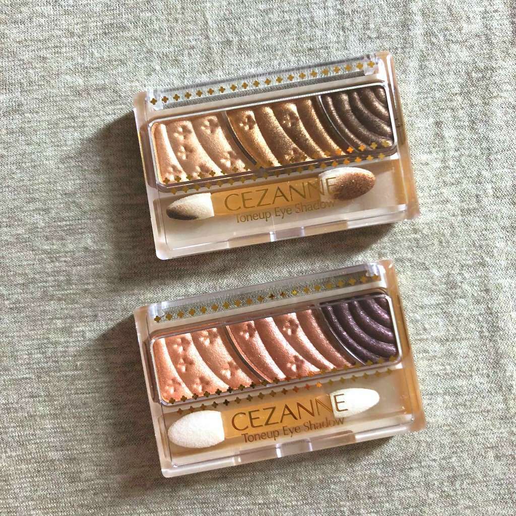 トーンアップアイシャドウ/CEZANNE/アイシャドウパレットを使ったクチコミ(1枚目)