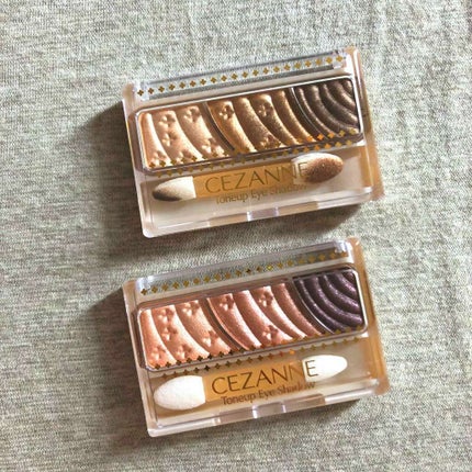 トーンアップアイシャドウ/CEZANNE/アイシャドウパレットを使ったクチコミ(1枚目)