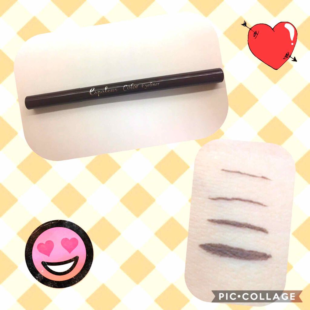 エスポルールカラーアイライナー/エスポルール/リキッドアイライナーを使ったクチコミ(1枚目)