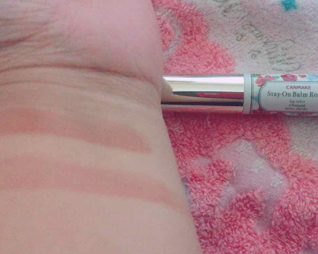 ステイオンバームルージュ/キャンメイク/口紅を使ったクチコミ(3枚目)