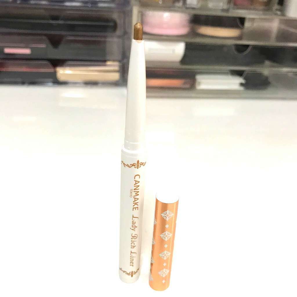 レディリッチライナー No.03 シャンデリアゴールド/キャンメイク/ジェル・クリームアイシャドウを使ったクチコミ（1枚目）