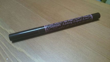 ラスティングリキッドライナー/キャンメイク/リキッドアイライナーを使ったクチコミ(1枚目)