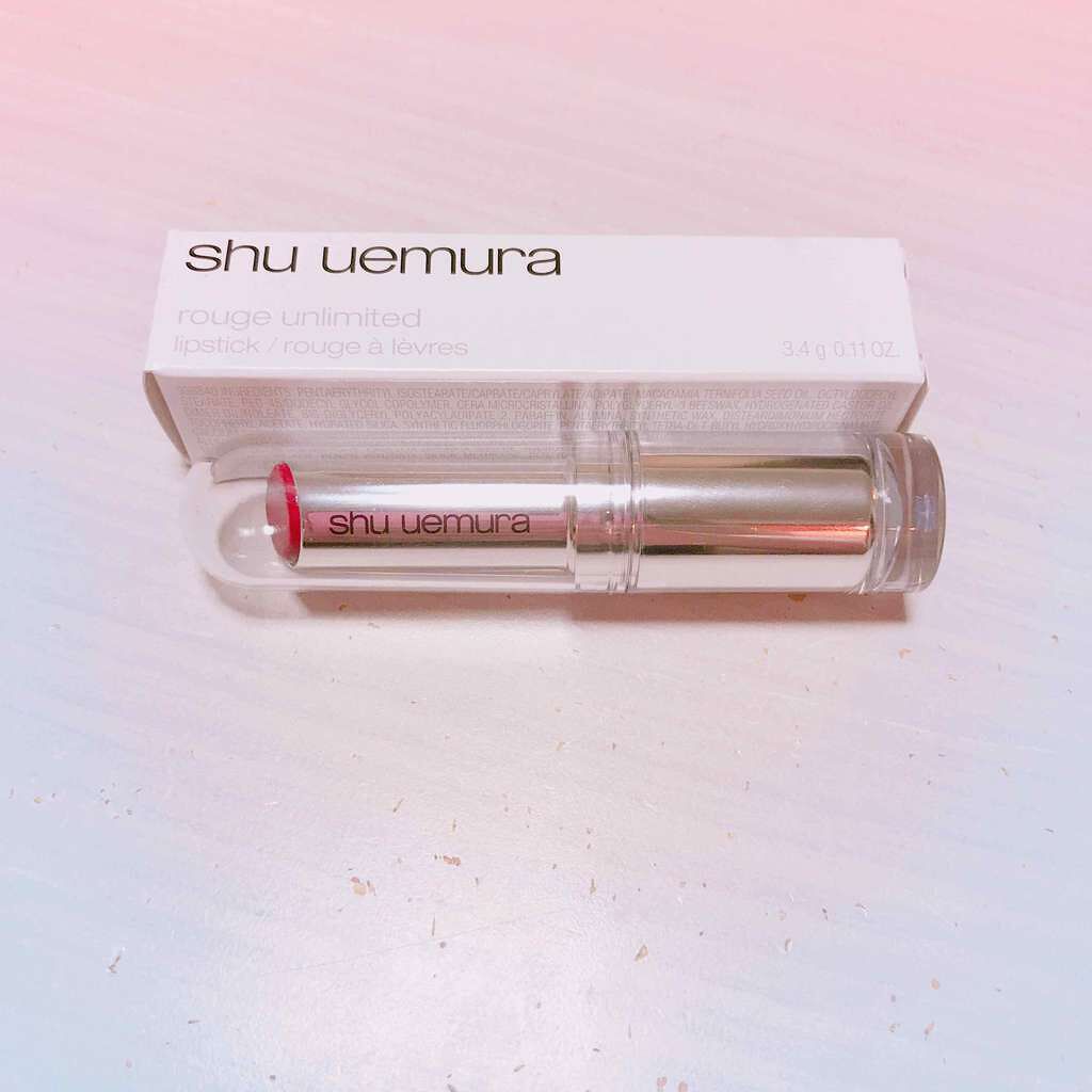 ルージュ アンリミテッド/shu uemura/口紅を使ったクチコミ(1枚目)