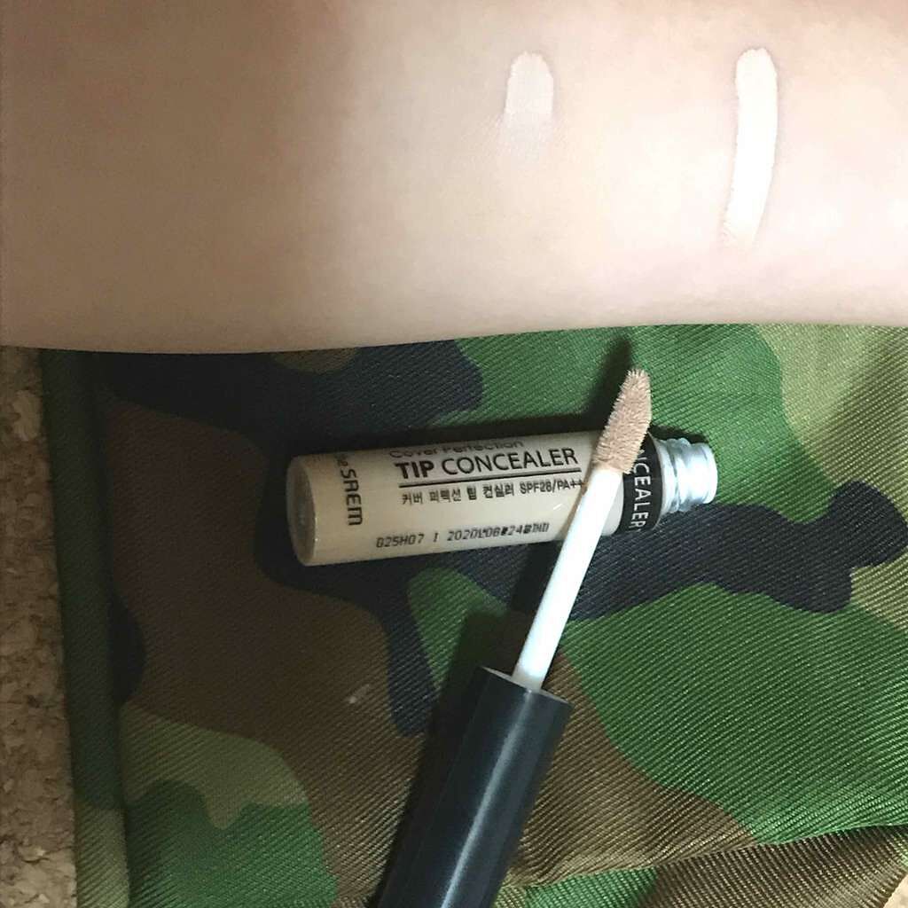 カバーパーフェクション チップコンシーラー/the SAEM/リキッドコンシーラーを使ったクチコミ（2枚目）