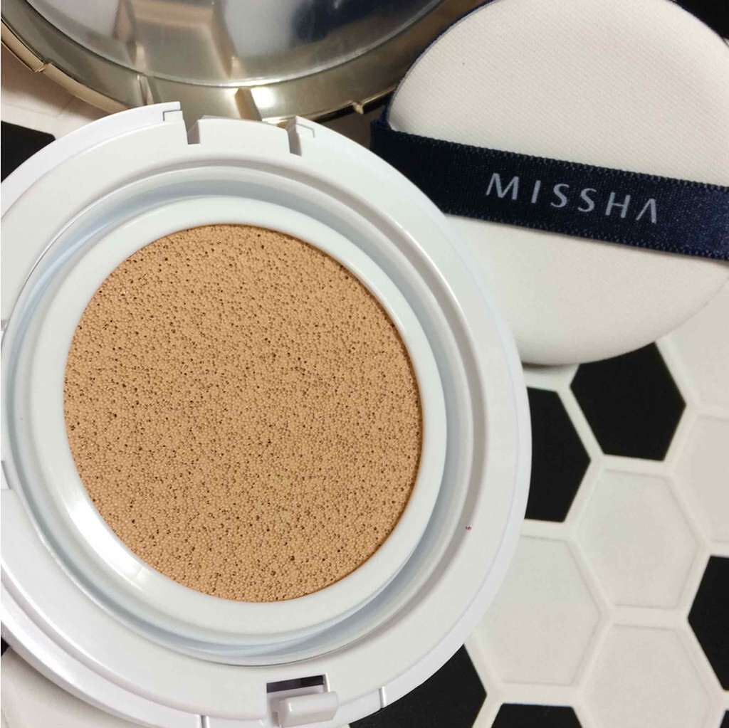 M クッション ファンデーション(モイスチャー)/MISSHA/クッションファンデーションを使ったクチコミ(2枚目)