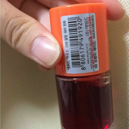 ウォーターティント/ETUDE/リップグロスを使ったクチコミ(2枚目)