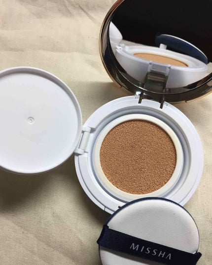 M クッション ファンデーション(モイスチャー)/MISSHA/クッションファンデーションを使ったクチコミ(2枚目)