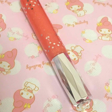 DAISO うるうるリップグロスのクチコミ「💄ダイソー★うるうるリップグロス【クリアオレンジ】

発色はあまり良くないですが、ラメがすっご.....」（1枚目）