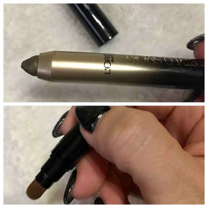 カラーリッシュルスティロスモーキー/ロレアル パリ/スティックアイシャドウを使ったクチコミ(2枚目)