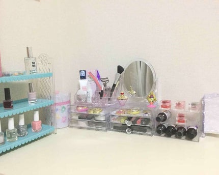 3段式クリアーケース/DAISO/その他化粧小物を使ったクチコミ(1枚目)