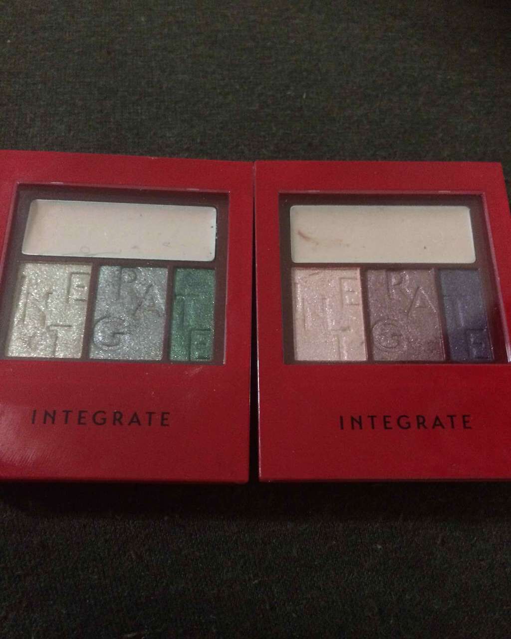 アクセントカラーアイズ CC/インテグレート/アイシャドウパレットを使ったクチコミ（1枚目）