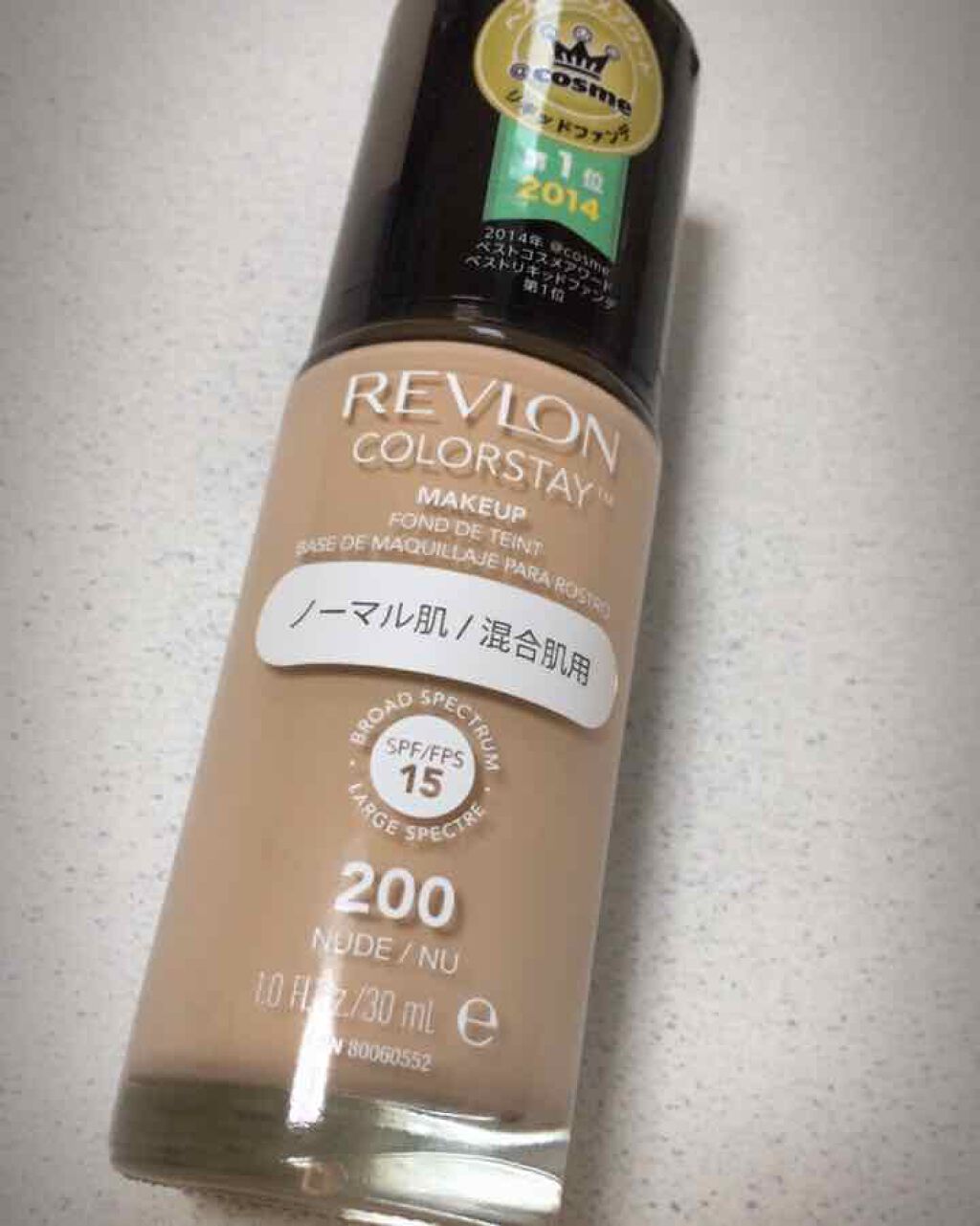 カラーステイ メイクアップ/REVLON/リキッドファンデーションを使ったクチコミ（1枚目）