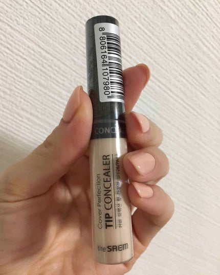 カバーパーフェクション チップコンシーラー/the SAEM/リキッドコンシーラーを使ったクチコミ(1枚目)