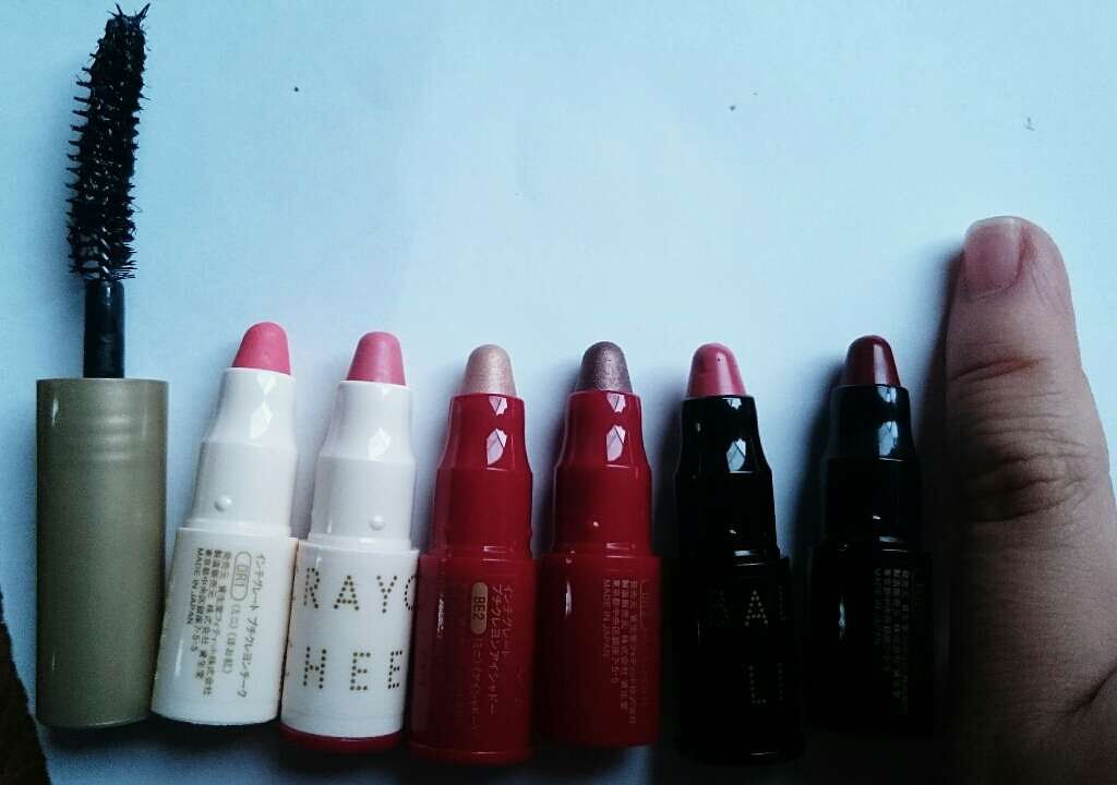 プチクレヨンアイシャドー ミニセット/インテグレート/スティックアイシャドウを使ったクチコミ(2枚目)