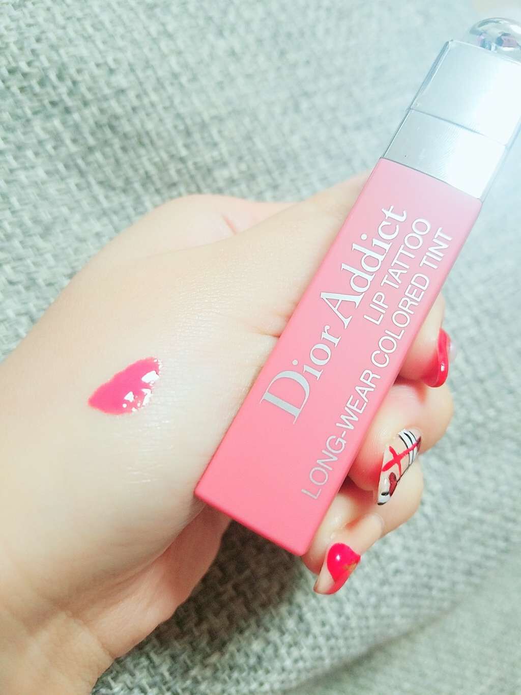 ルージュ ヴォリュプテ シャイン/YVES SAINT LAURENT BEAUTE/口紅を使ったクチコミ（2枚目）