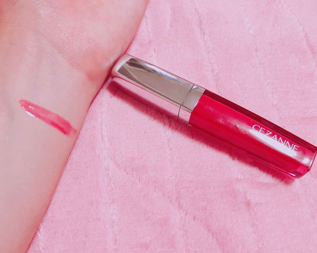 ジェルグロスリップ/CEZANNE/リップグロスを使ったクチコミ(3枚目)