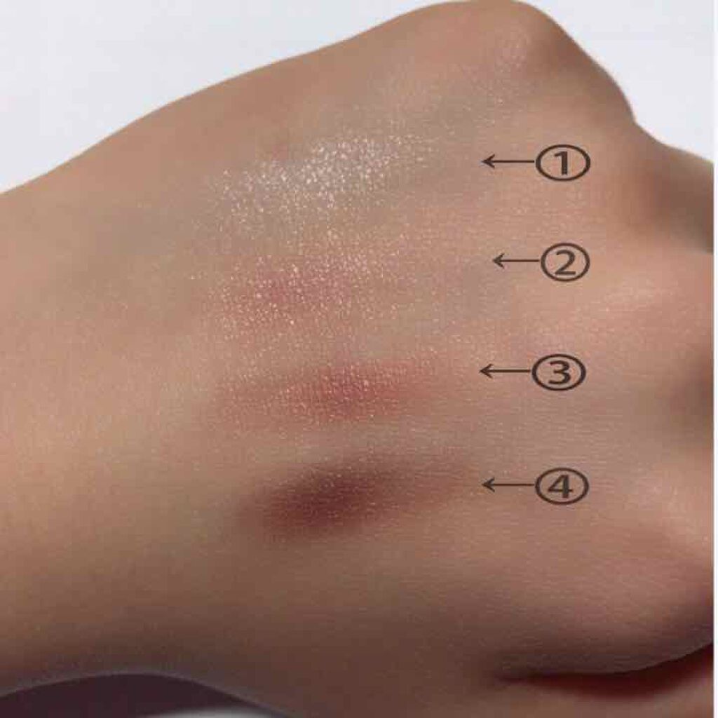 スキニーリッチシャドウ/excel/アイシャドウパレットを使ったクチコミ(3枚目)