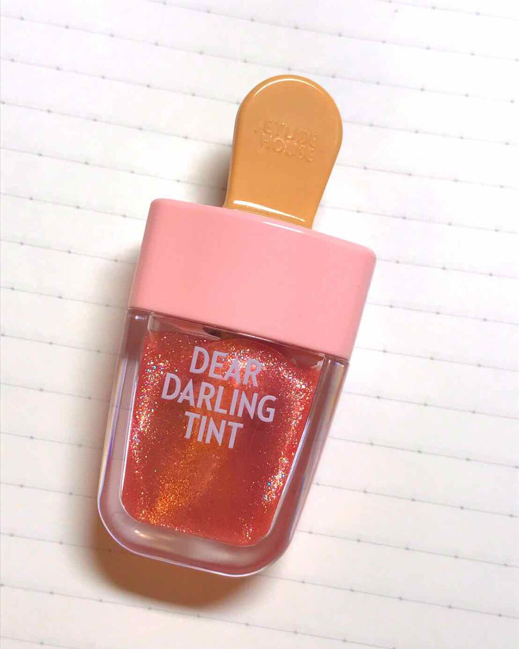 ディアダーリン ウォータージェルティント (アイスティント)/ETUDE/口紅を使ったクチコミ(1枚目)