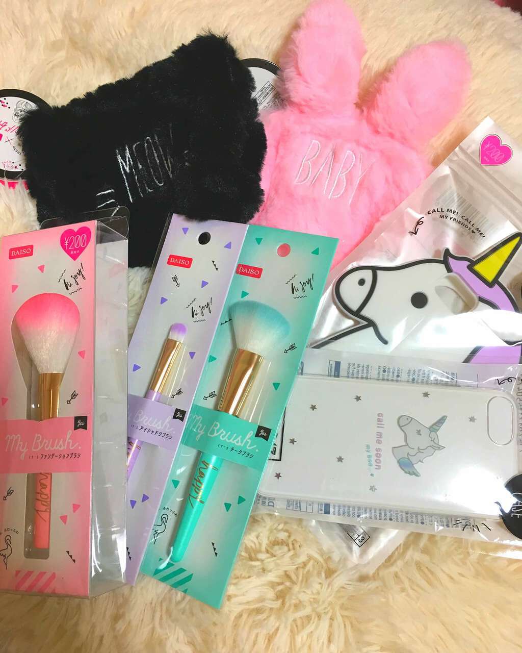 春姫 アイシャドウブラシ/DAISO/メイクブラシを使ったクチコミ（1枚目）