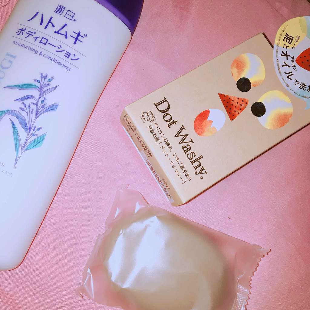 ドットウォッシー洗顔石鹸(旧)/ペリカン石鹸/洗顔石鹸を使ったクチコミ（1枚目）