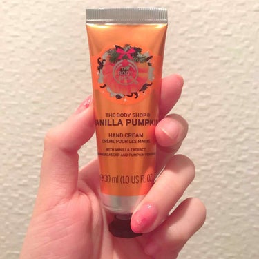 ハンドクリーム バニラパンプキン/THE BODY SHOP/ハンドクリームを使ったクチコミ（1枚目）