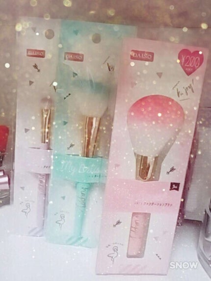 春姫 ファンデーションブラシ/DAISO/メイクブラシを使ったクチコミ(1枚目)