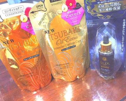 オイルエクストラ シャンプー/コンディショナー(スムースダメージケア)/TSUBAKI/シャンプー・コンディショナーを使ったクチコミ(1枚目)