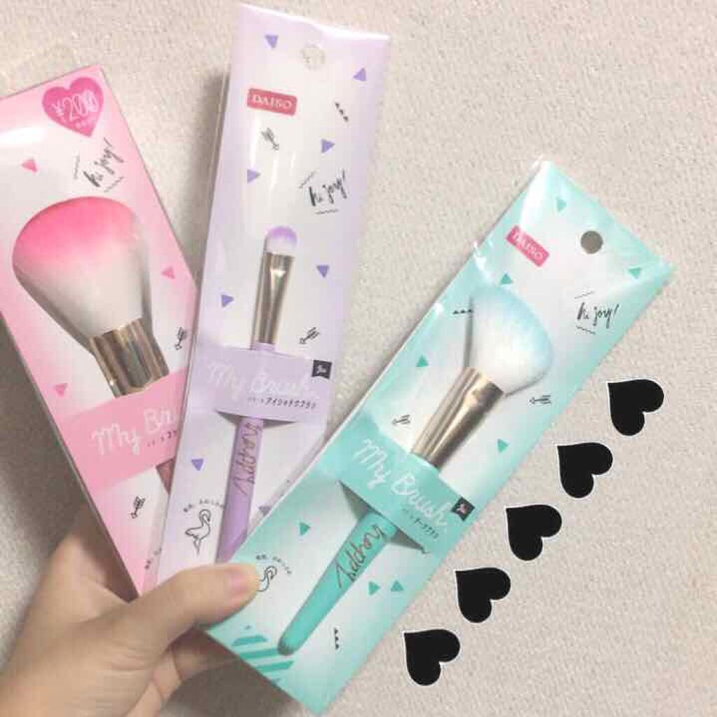春姫 ファンデーションブラシ/DAISO/メイクブラシを使ったクチコミ(1枚目)