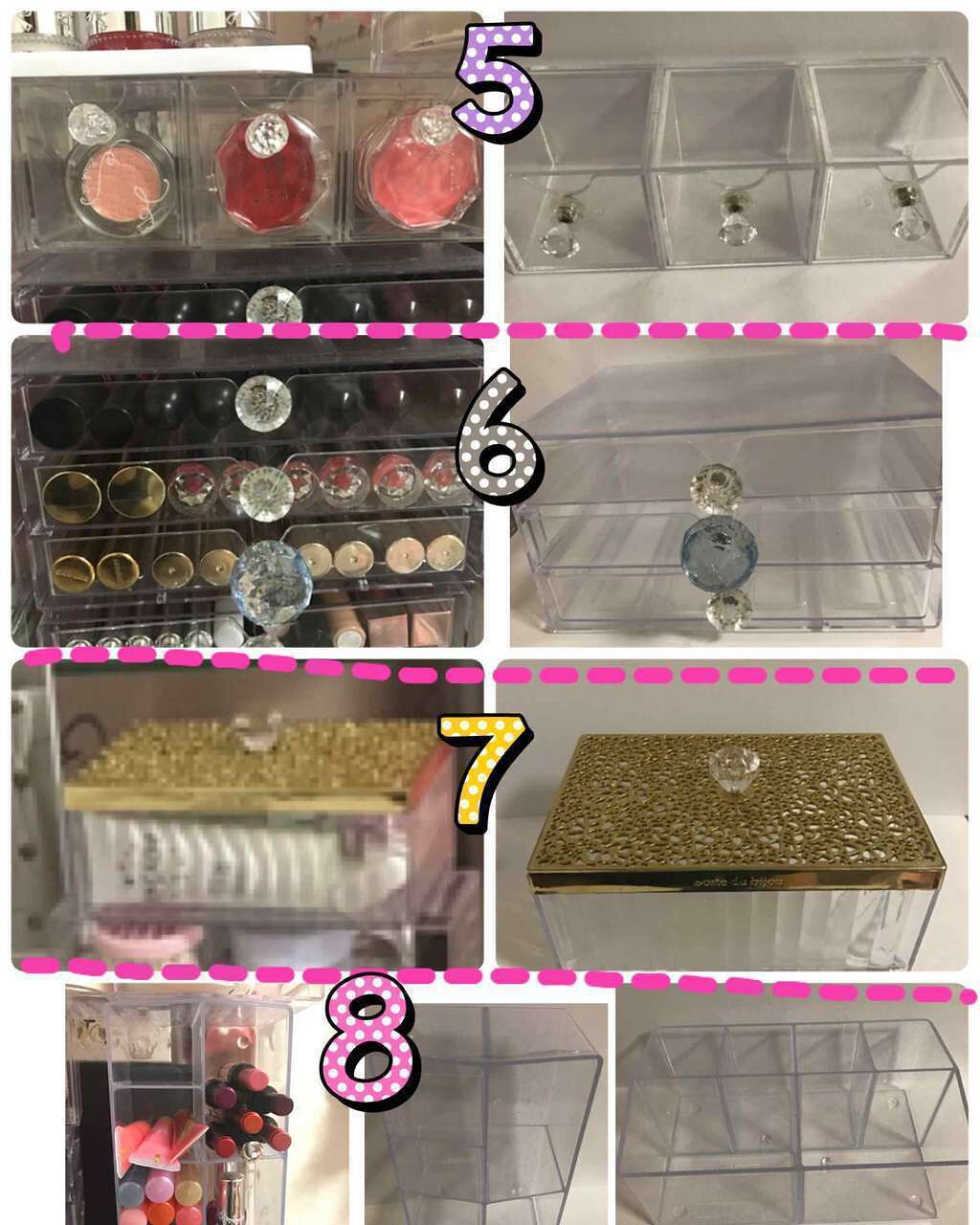 3段式クリアーケース/DAISO/その他化粧小物を使ったクチコミ(3枚目)