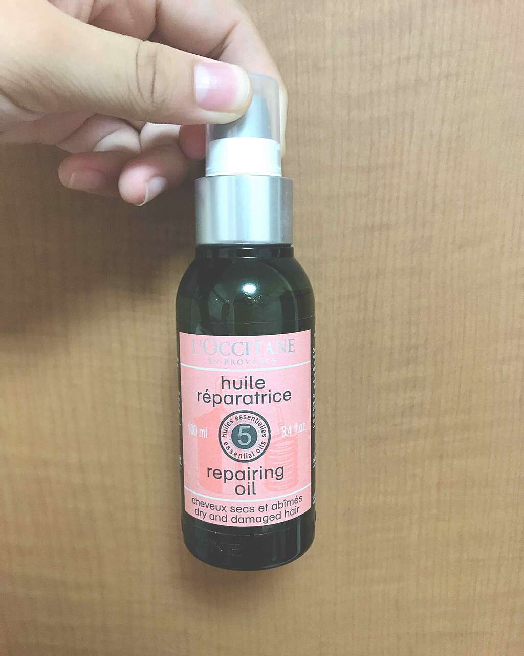 ファイブハーブス リペアリングヒートプロテクトミスト/L'OCCITANE/ヘアミストを使ったクチコミ（1枚目）