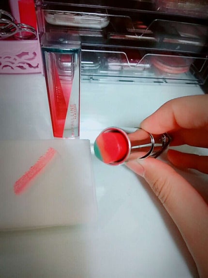 リップ フラッシュ ビッテン ストロボ/MAYBELLINE NEW YORK/口紅を使ったクチコミ(1枚目)