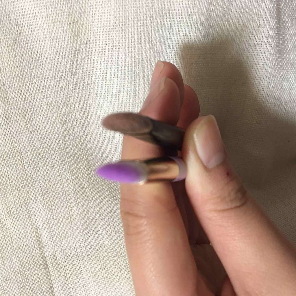 春姫 ファンデーションブラシ/DAISO/メイクブラシを使ったクチコミ(4枚目)