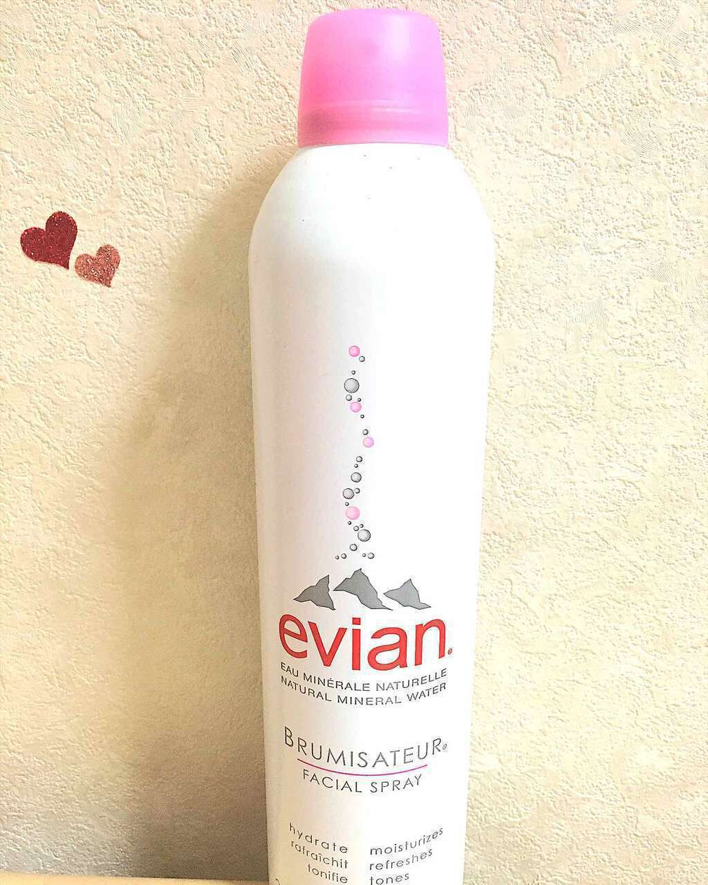 フェイシャルスプレー/エビアン/ミスト状化粧水を使ったクチコミ(1枚目)
