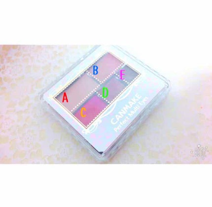 パーフェクトマルチアイズ/キャンメイク/アイシャドウパレットを使ったクチコミ(1枚目)