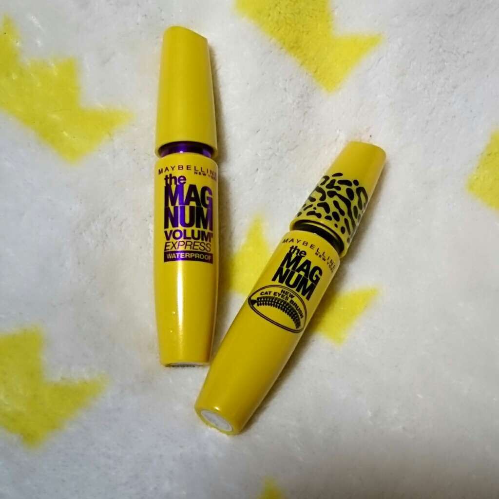 ボリューム エクスプレス マグナム ウォータープルーフ N/MAYBELLINE NEW YORK/マスカラを使ったクチコミ(1枚目)